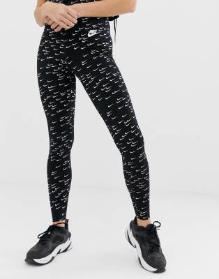 nike leggings with logo all over