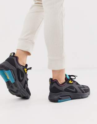 nike air max teal and black