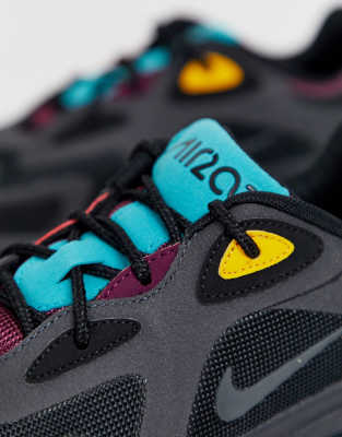 black and teal air max