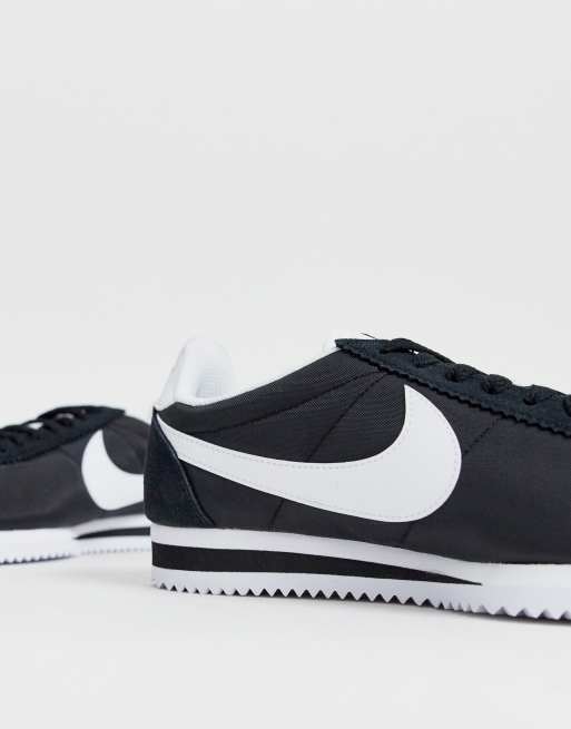 Nylon black nike on sale cortez