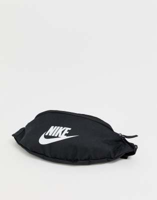 nike black and white fanny pack