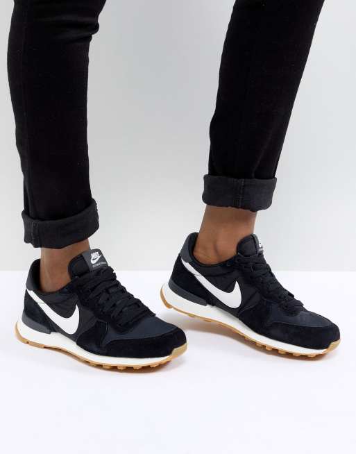 Nike black and white Internationalist Sneakers | ASOS