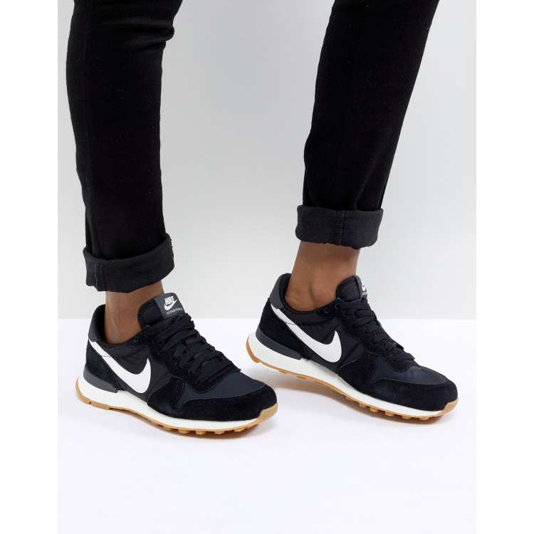 Nike black and white Internationalist Trainers ASOS