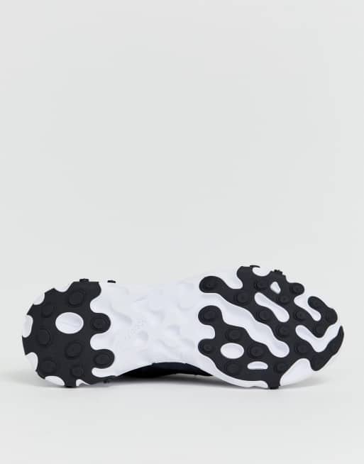 Nike Black And White React Element 55 Trainers Asos