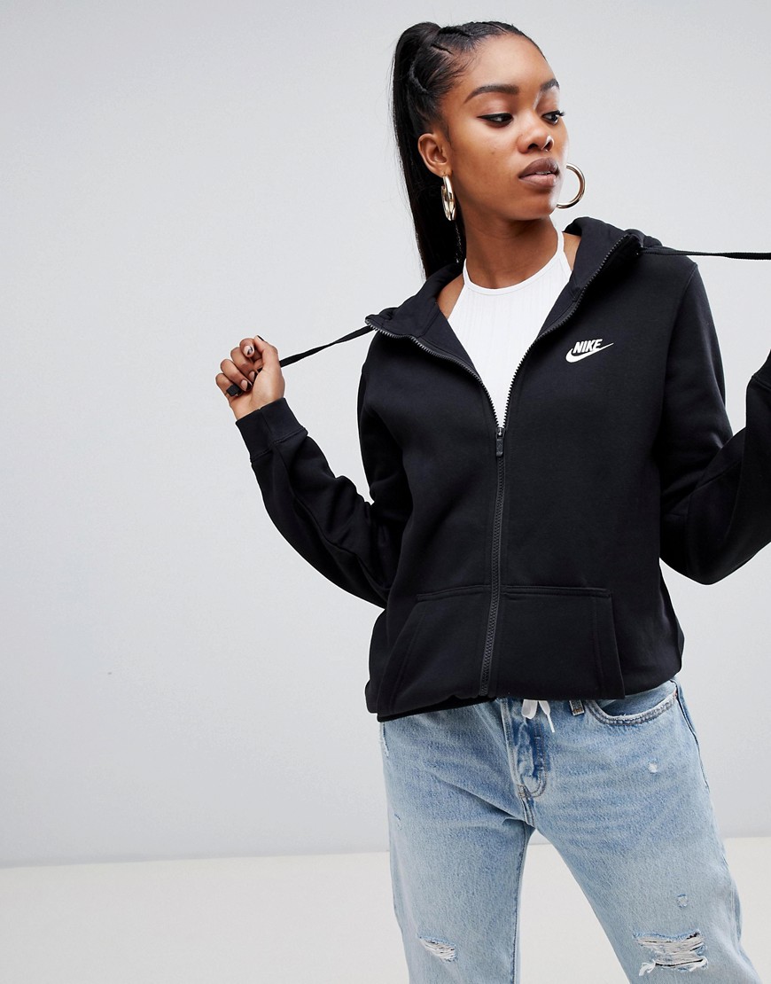Nike black club pullover hoodie-Grey
