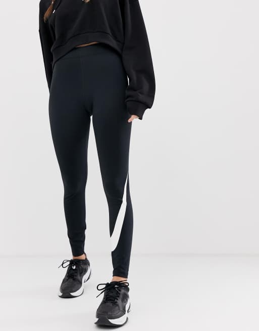 Nike black club swoosh leggings, ASOS