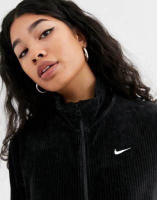 Nike black cord track jacket | ASOS