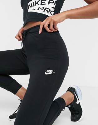 nike black slim fit joggers