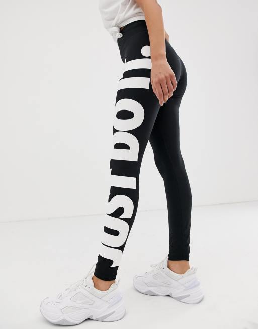 Nike Black High Rise Just Do It Leggings