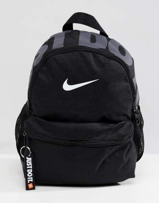 nike black just do it mini backpack