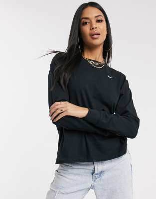 nike swoosh long sleeve top