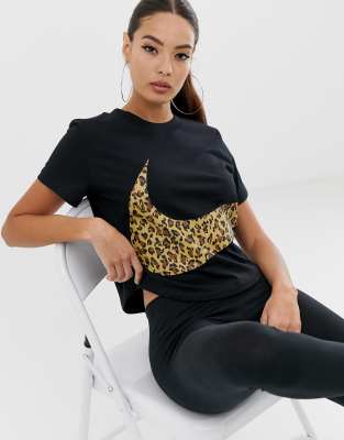 nike top leopard