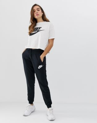 black nike sweatpants girls