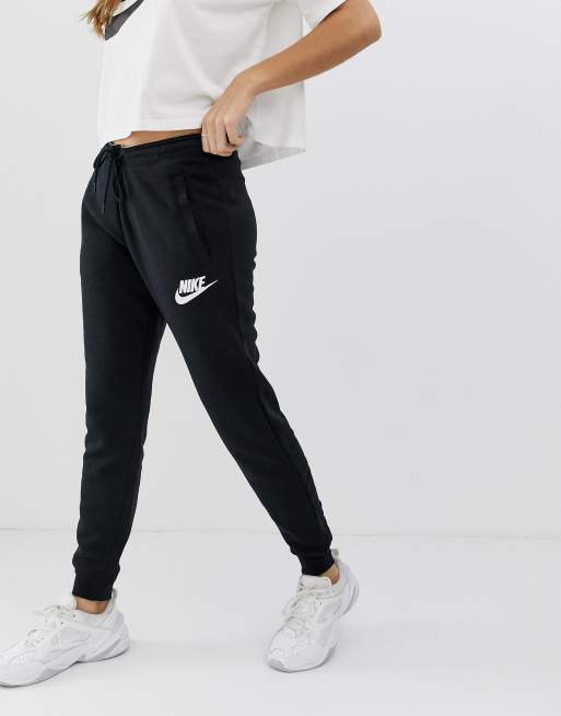 Nike black rally logo sweatpants | ASOS