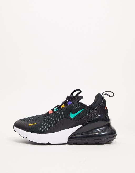 Nike Black Red And Gold Air Max 270 Sneakers Asos