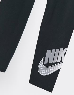 nike logo silver