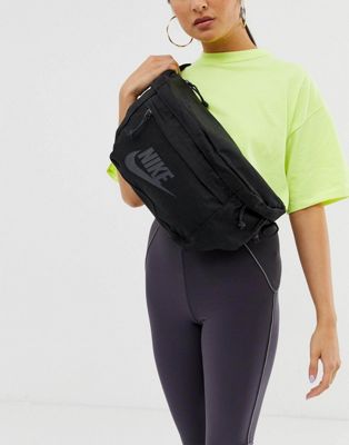 Nike Black Swoosh Logo Tech Bum Bag | ASOS