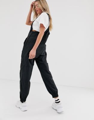 nike black utility overalls