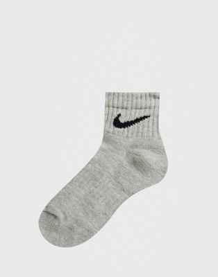 nike socks grey swoosh