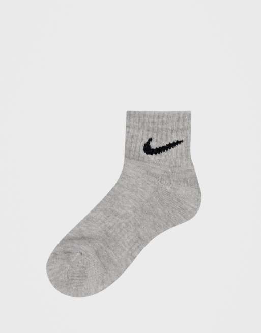 Nike black white and grey 3 pack ankle socks, 4 of 4