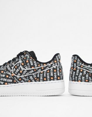 nike air force 1 with logo all over