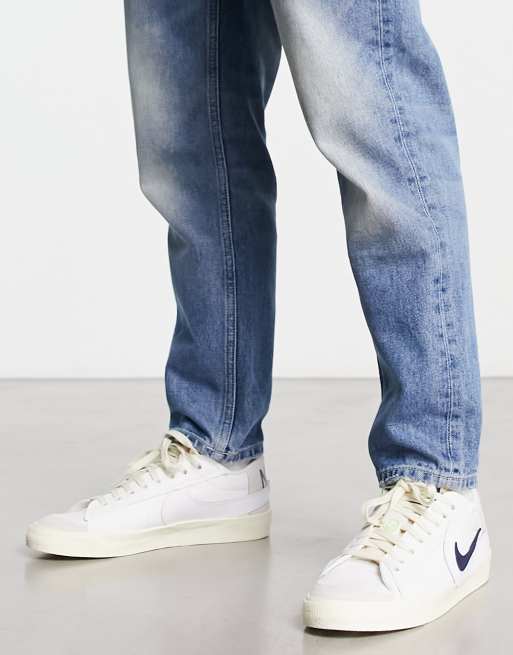 Nike blazer blu clearance basse