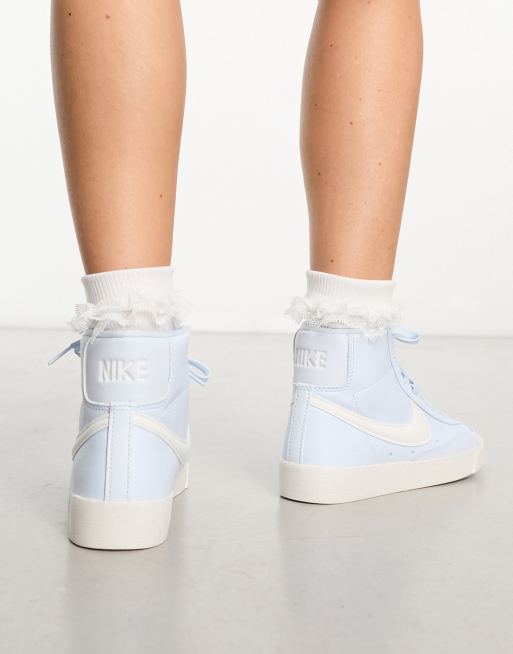 Nike blazer mid clearance 77 light blue