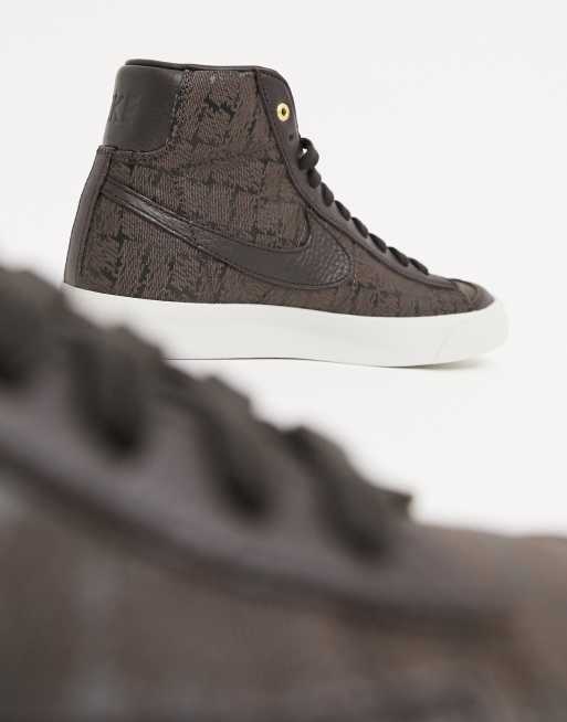 Nike blazer alte uomo marroni online