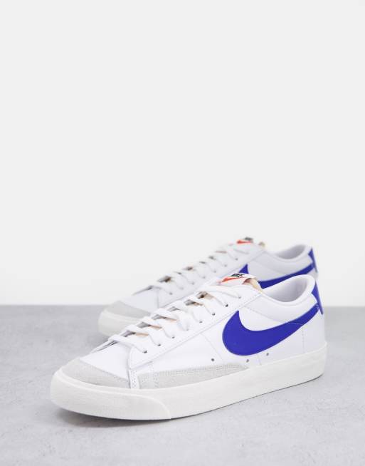 Nike blazer blu clearance basse