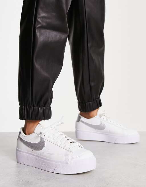 Nike blazer low homme on sale argent