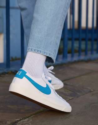 nike blazer basse bleu