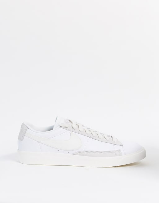 Nike blazer cuir outlet blanc