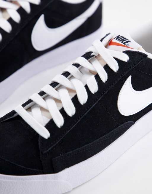 Nike blazer deals low femme noir