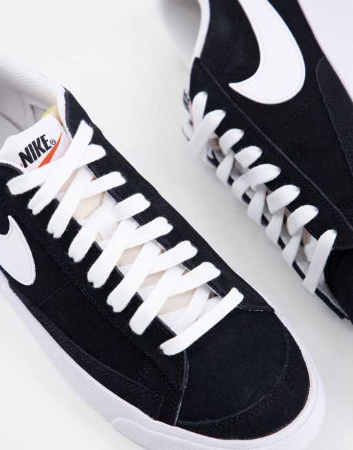 Nike Blazer Low 77 Baskets basses en daim Noir