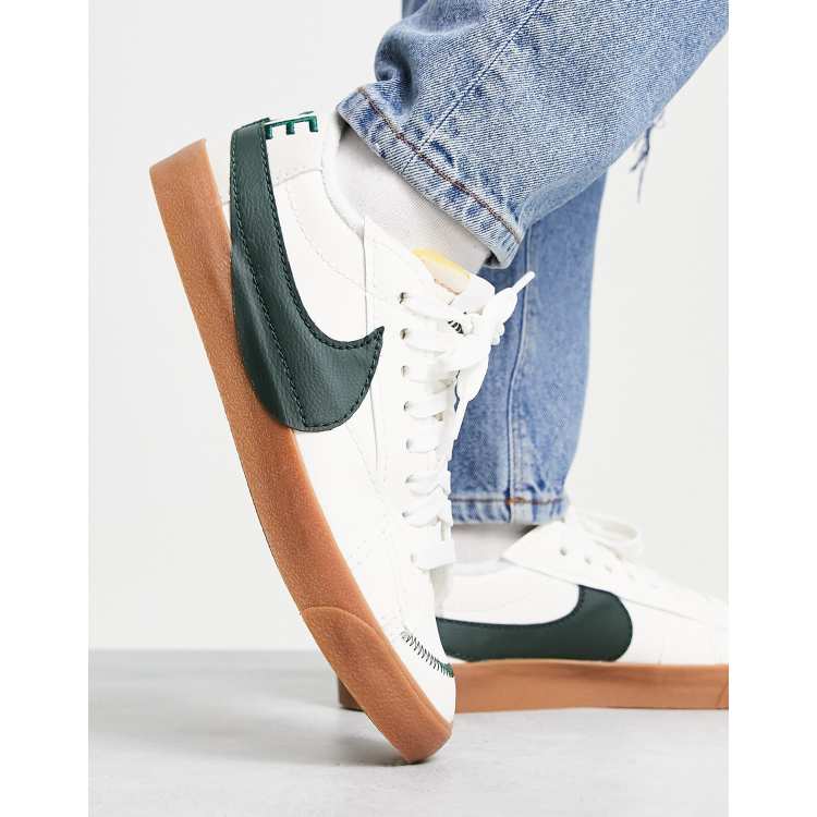 Nike Blazer Low '77 Jumbo sneakers in off-white and khaki