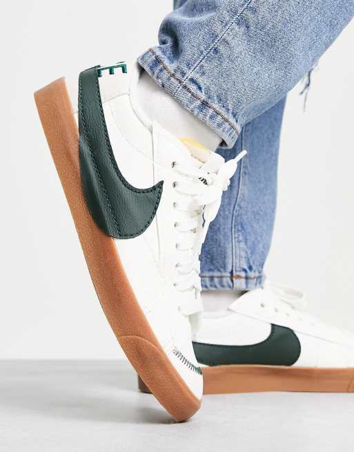 Mendigar desagradable Justicia Nike Blazer Low '77 Jumbo sneakers in off-white and khaki | ASOS