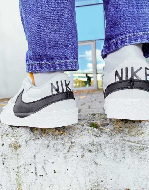 Nike Blazer Mid '77 Jumbo Sneakers in White and Black