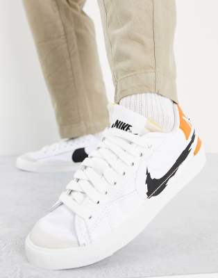 nike blazer low laces