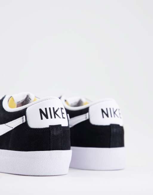 Nike Blazer Low 77 trainers in black suede