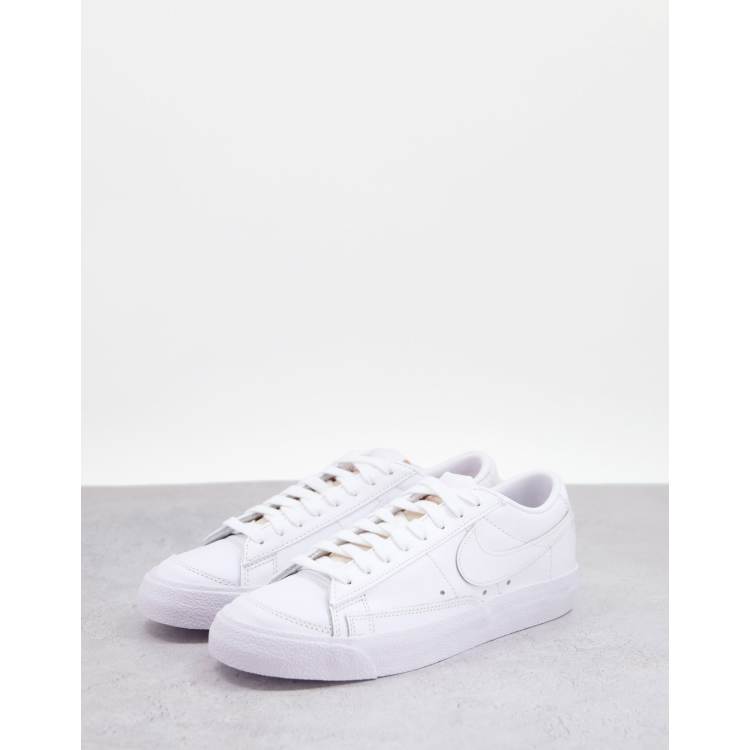 Nike blazer best sale low all white