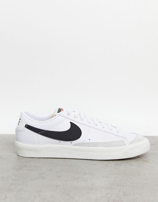 Nike Blazer Low '77 Vintage sneakers in white and black