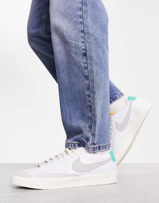 Nike blazer low vintage gris online