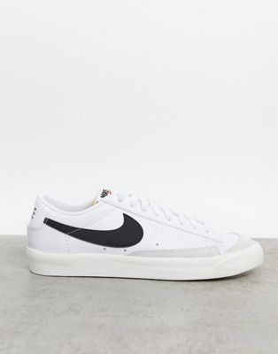 Nike Blazer Low '77 VNTG trainers in white/black - ASOS Price Checker