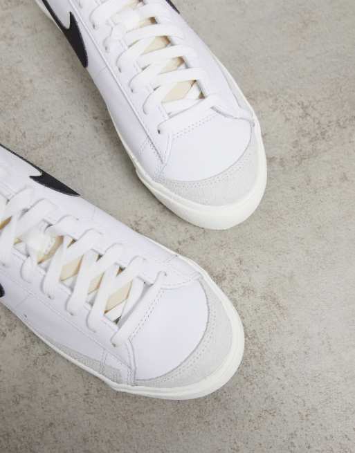 Nike Blazer Low 77 Vntg Sneakers In White Black Asos