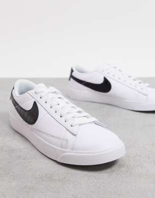 Nike Blazer Low in white and black | ASOS