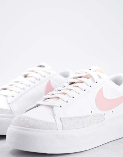 Nike platform hot sale white sneakers