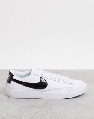 Nike – Blazer Low – Sneaker in Weiß und 