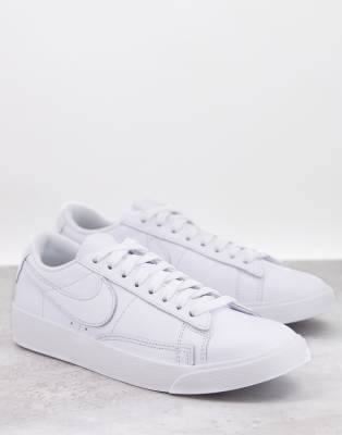 nike blazer low white white