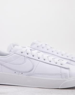 nike blazers plain white