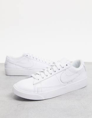 nike white low